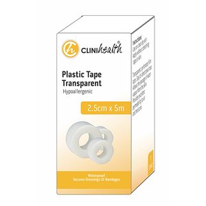 TRANSP TAPE PE 2.5CMX5M CLINIHEALTH 1