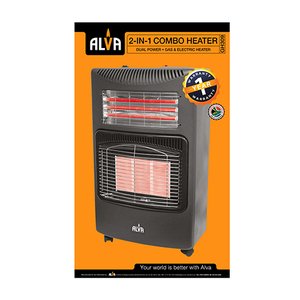 ALVA GAS & ELECTRIC DUAL INDOOR HEATER
