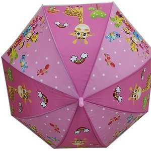 UMBRELLA KIDS 2007B GIRAFFEE - PINK