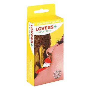 CONDOM LOVERS PLUS COLOUR & SCENT 12