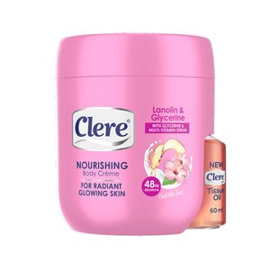CLERE LANOLIN &GLY+TISSUE OIL 400ML+60ML
