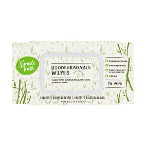 SIMPLE TRUTH BIODEGRAD BAMBOO WIPES 72