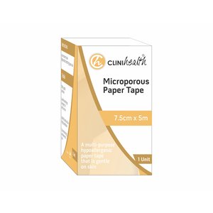 PAPER TAPE 7.5CMX5M CLINIHEALTH 1