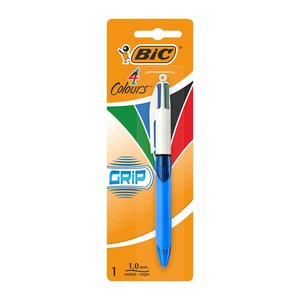 BIC 4 COLOURS GRIP MEDIUM PEN