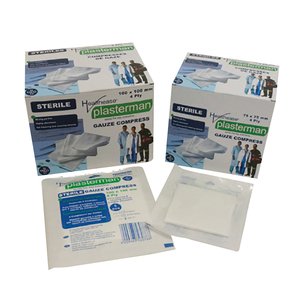 GAUZE 75X75X4PLY HEALTHEASE 20X5~