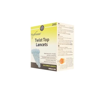 LANCET 28G HEALTHEASE STERILE 100~