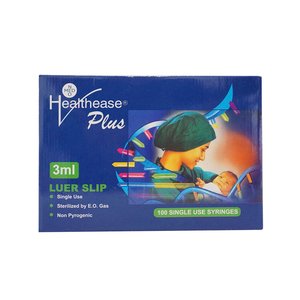 SYRI 3ML LS 2P NEEDLE 21Gx38MM H/E 100~