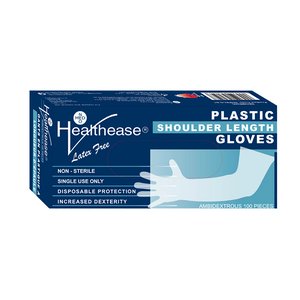 GLOVES SHOULDER LENGTH PE HEALTH/E 100~