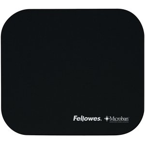 FELLOWES MOUSEPAD BLACK WITH MICROBAN 1