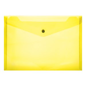 A4 PVC FOLDER WITH STUD YELLO 180MIC 12~
