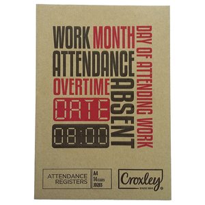 ATTENDANCE REGISTER A4 14-PGS JD283 20~