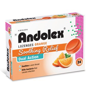 ANDOLEX LOZENGES ORANGE 24