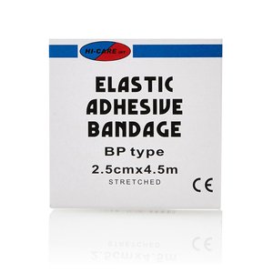 ELASTIC ADH BANDAGE 2.5CMX4.5M HICARE 1