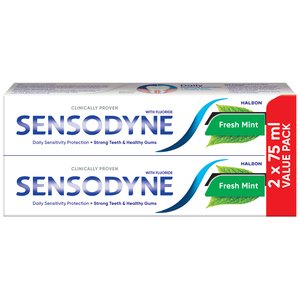 SENSODYNE FRESH MINT 2X75ML VALUE PACK
