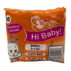 HI BABY EVERYDAY DIAPERS  SML 3-5KG  10