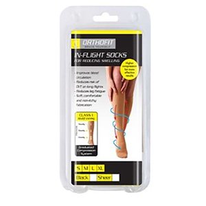 ORTHOFIT IN FLIGHT SOCKS SHEER LARGE