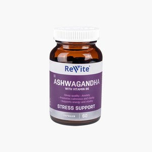 REVITE ASHWAGANDA + B6 CAPS 60