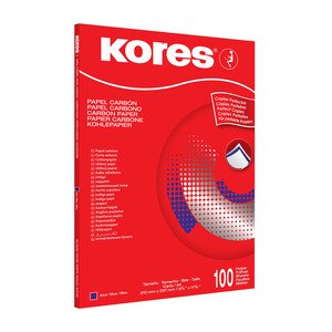 KORES CARBON PAPER A4 BLUE 100~