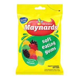 MAYNARDS SOFT FRUITY GUMS 60GX24 ~