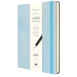 JOURNAL A5 FLEXI SOFTCOVER LINED BLUEBER