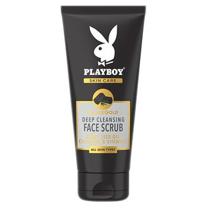 PLAYBOY FACE SCRUB BLACK GOLD 100ML