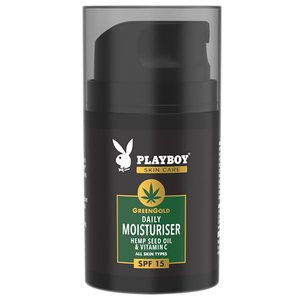 PLAYBOY FACE MOISTURISER GREEN GOLD 50ML