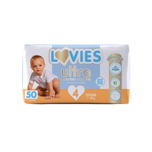 LOVIES ULTRA PREM NAPPIES MAXI 50 7-18KG