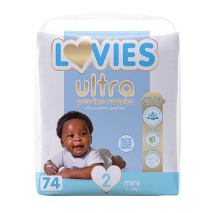 LOVIES ULTRA PREMIUM NAPPIES MINI 74