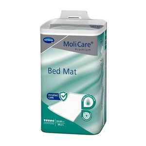 MOLICARE BED MAT 5DRP 60CM X 60CM 30