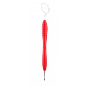 DENTAL LEVANTE MIRROR HANDLE RED
