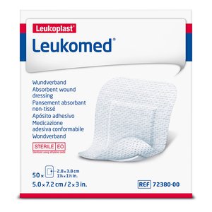 LEUKOMED  7.2CM X 5CM  50's