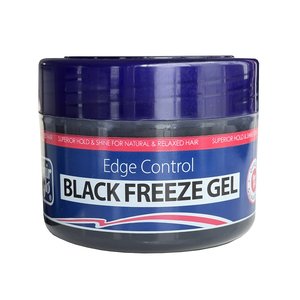 HAIR GLO EDGE FREEZE GEL BLACK 250ML