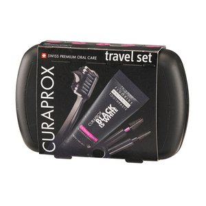 CURAPROX TRAVEL SET BLACK IS WHITE