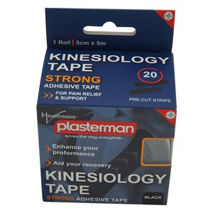 KINESIO TAPE BLACK 5CMX5M HEALTHEASE