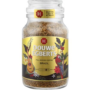DOUWE EGBERTS INSTANT COFFEE BRAZIL 200G