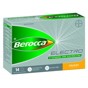 BEROCCA ELECTRO POWDER 14 SACHETS