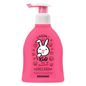 SANOSAN BABY BATH & SHPO RASPBERRY 400ML