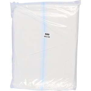 PLASTIC BAG WHITE 18X23CM  500 ~