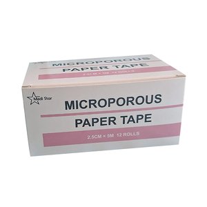 PAPER TAPE 25MM X 5M MEDISTAR 12~