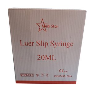 SYRI 20ML LUER SLIP MEDISTAR 50~