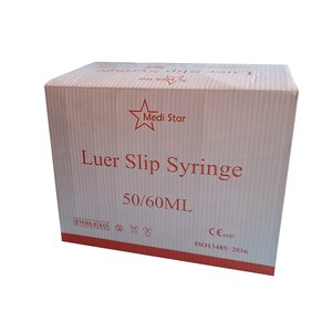 SYRI 50/60ML LUER SLIP MEDISTAR 25~