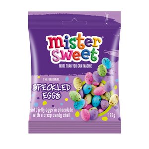 MISTER SWEET SPECKLED EGGS 125G