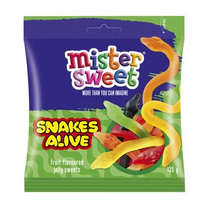 MISTER SWEET SNAKES 125G