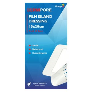 DERMIPORE FILM DRES TRANSP 10X20CM ALM 5