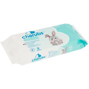 CHERUBS WIPES SENS LIGHTLY FRAGRANCED 64