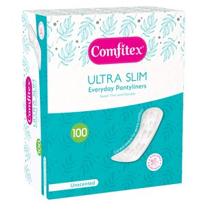 COMFITEX LINERS 100 ULTRA SLIM UNSCENTED
