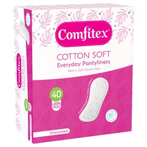 COMFITEX PANTYLINERS 40+8 FREE UNSCENTED