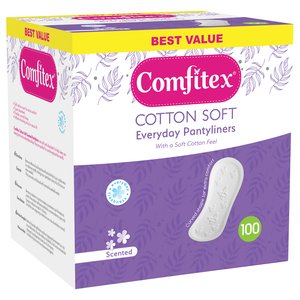 COMFITEX PANTYLINERS 100 SCENTED