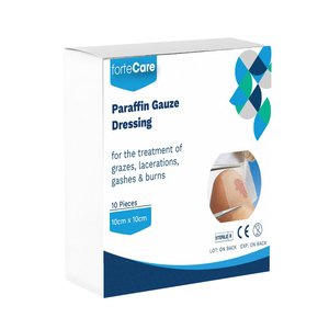 PARAFFIN GAUZE 10CMx10XM 10~ FORTECARE