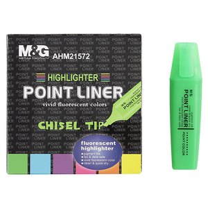 M&G HIGHLIGHTER GREEN SCENTED X1